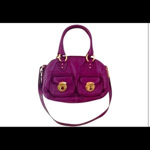 Stunning Purple Marc Jacobs Collection Bowler Bag